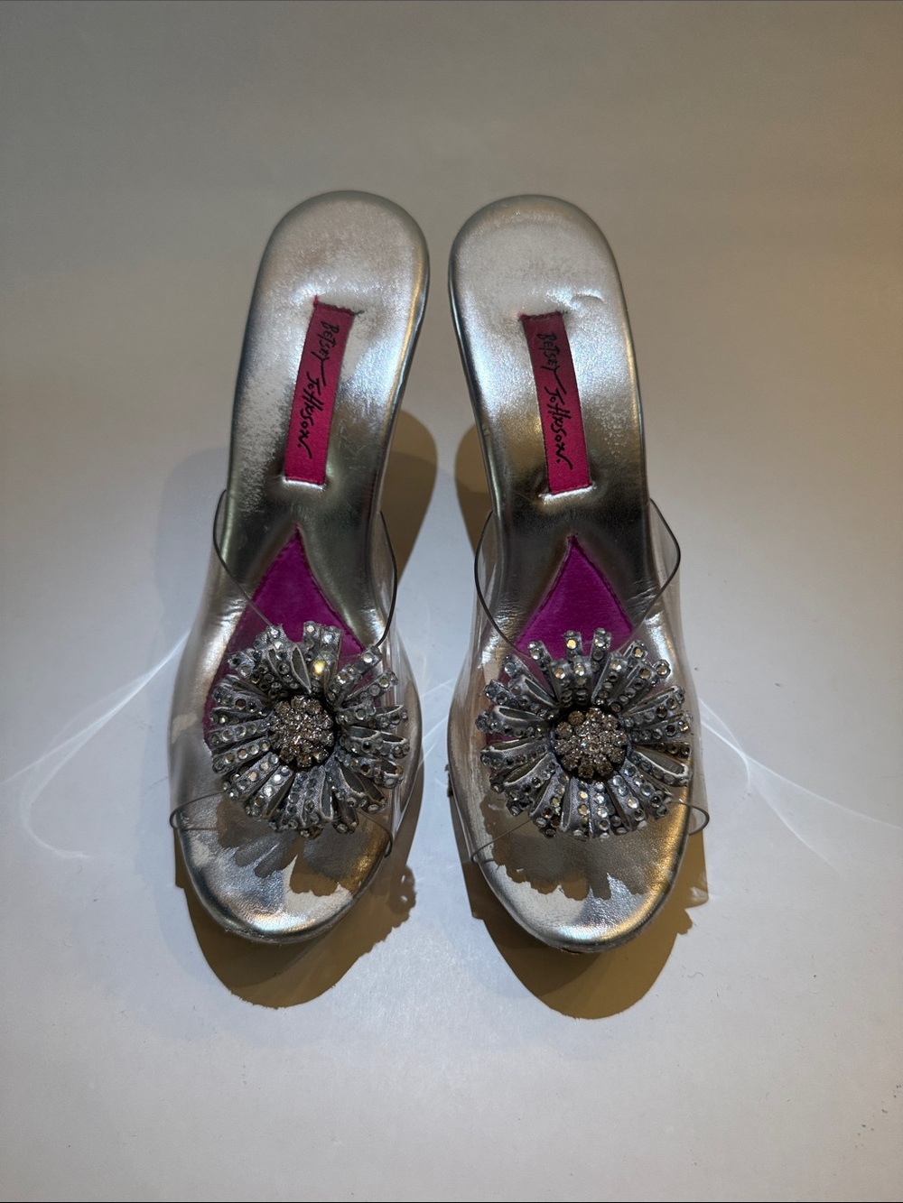 Betsey Johnson Vintage/Y2K “Polly”. Starburst Mules